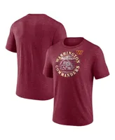 Men's Fanatics Heathered Burgundy Washington Commanders Sporting Chance T-shirt