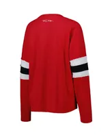 Women's Tommy Hilfiger Red Tampa Bay Buccaneers Justine Long Sleeve Tunic T-shirt