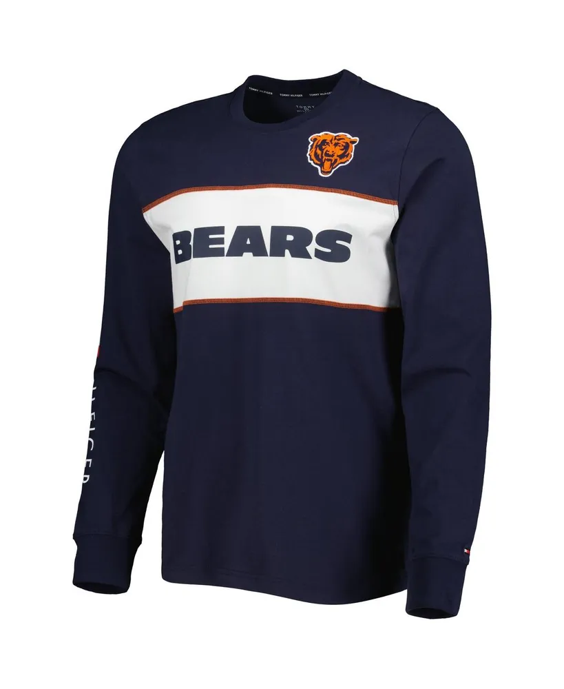 Men's Tommy Hilfiger Navy Chicago Bears Peter Team Long Sleeve T-shirt