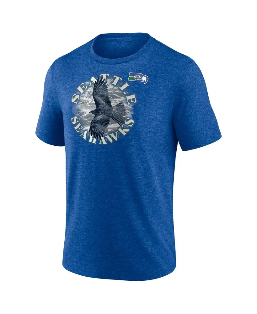 Men's Fanatics Heathered Royal Seattle Seahawks Sporting Chance T-shirt