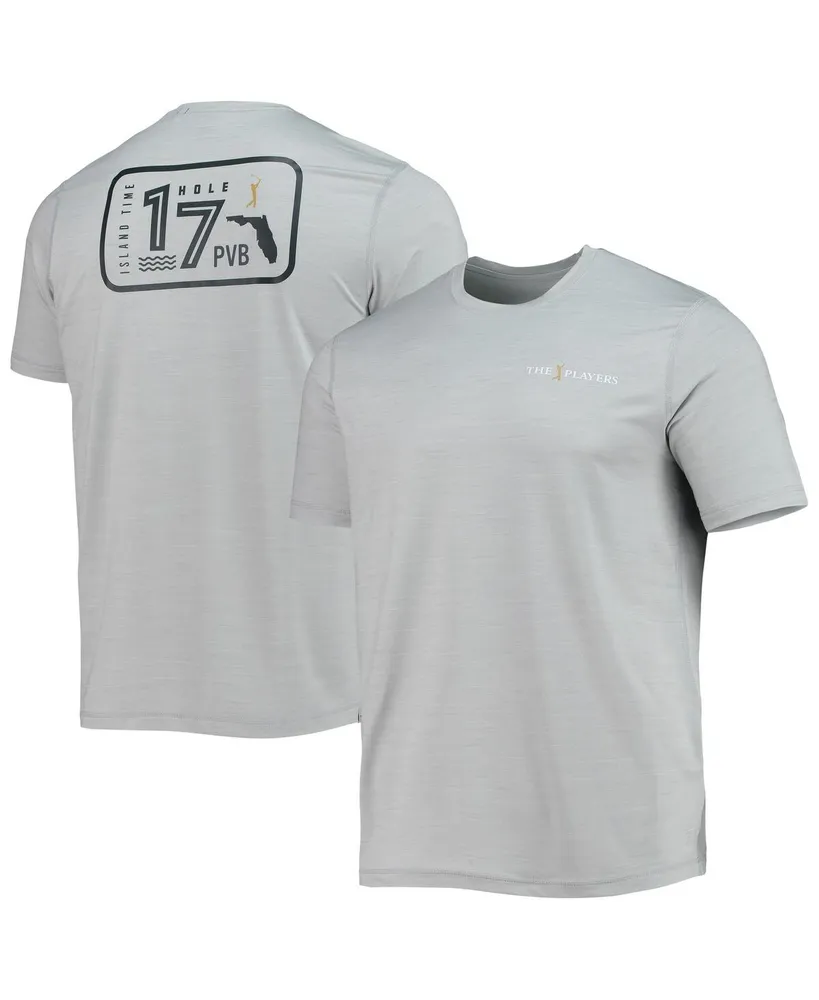 Men's Puma Heathered Gray The Players Cloudspun T-shirt