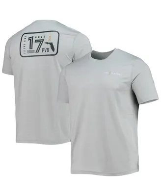 Men's Puma Heathered Gray The Players Cloudspun T-shirt