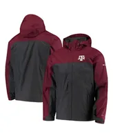 Men's Columbia Maroon, Gray Texas A&M Aggies Glennaker Storm Full-Zip Jacket