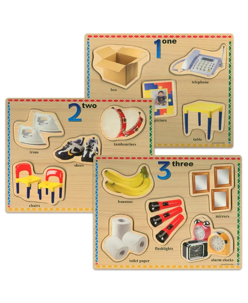 Puzzleworks Number Puzzles - Set of 12