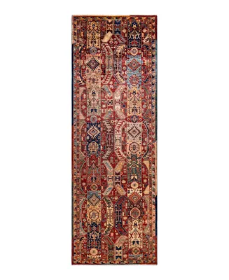 Adorn Hand Woven Rugs Serapi M1973 4'2" x 12'4" Runner Area Rug