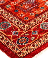 Adorn Hand Woven Rugs Serapi M1973 4'2" x 13'4" Runner Area Rug