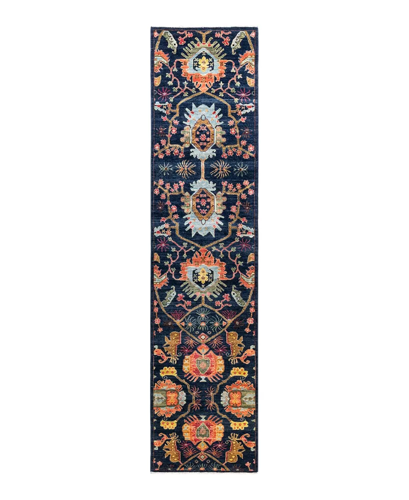 Adorn Hand Woven Rugs Serapi M1973 2'6" x 11'8" Runner Area Rug