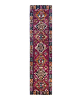 Adorn Hand Woven Rugs Serapi M1973 3'4" x 13'10" Runner Area Rug