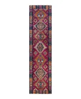 Adorn Hand Woven Rugs Serapi M1973 3'4" x 13'10" Runner Area Rug