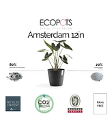 Ecopots Amsterdam Modern Round Indoor and Outdoor Planter