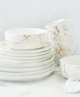 Stone Lain Zora 16 Pieces Dinnerware Set, Service For 4