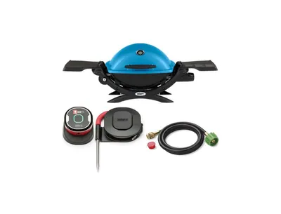 Weber Q 1200 Gas Grill (Blue) Itech