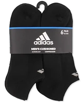 adidas Men's Cushioned Athletic 6-Pack No Show Socks