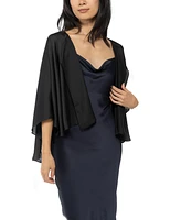 Giani Bernini Women's Satin Capelet Evening Wrap with Closure