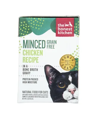 The Honest Kitchen - Cat Food Minced Chicken Gravy - Case of 12