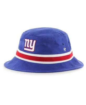 Men's '47 Royal New York Giants Striped Bucket Hat