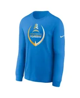 Men's Nike Powder Blue Los Angeles Chargers Icon Legend Long Sleeve Performance T-shirt