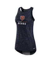 Women's Nike Navy Chicago Bears High Neck Performance Tank Top