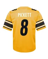 Big Boys Nike Kenny Pickett Gold Pittsburgh Steelers Inverted Game Jersey