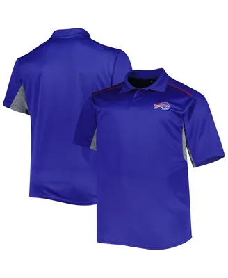 Men's Royal Buffalo Bills Big and Tall Team Color Polo Shirt