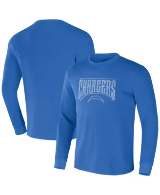 Men's Nfl x Darius Rucker Collection by Fanatics Powder Blue Los Angeles Chargers Long Sleeve Thermal T-shirt