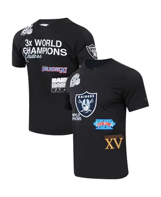 Men's Pro Standard Black Las Vegas Raiders Championship T-shirt