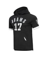 Men's Pro Standard Davante Adams Black Las Vegas Raiders Player Name and Number Hoodie T-shirt