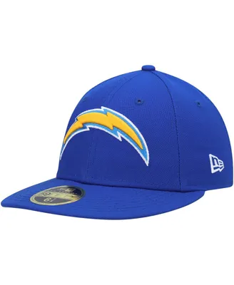 Men's New Era Royal Los Angeles Chargers Logo Omaha Low Profile 59FIFTY Fitted Hat