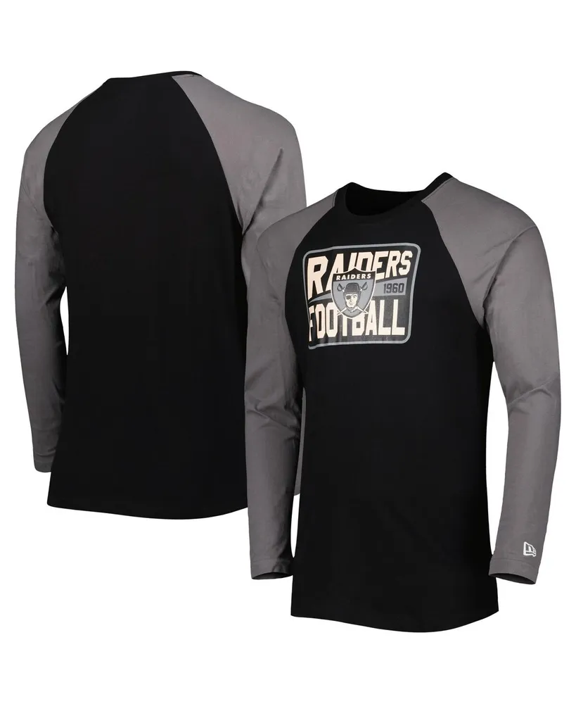 New Era Black Las Vegas Raiders Long Sleeve Hoodie T-Shirt