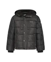 Dkny Boys Classic Quilted Heavyweight Puffer Jacket