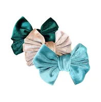 Headbands of Hope Baby Girl Bow + Headband Set - Emerald - Assorted Pre