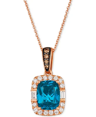 Le Vian Chocolatier Deep Sea Blue Topaz (2