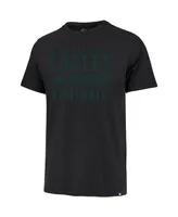 Men's '47 Brand Black Philadelphia Eagles Wordmark Rider Franklin T-shirt