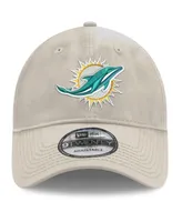 Men's New Era Khaki Miami Dolphins Playmaker 9TWENTY Adjustable Hat