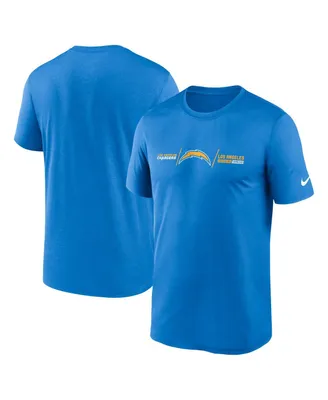 Men's Nike Powder Blue Los Angeles Chargers Horizontal Lockup Legend T-shirt