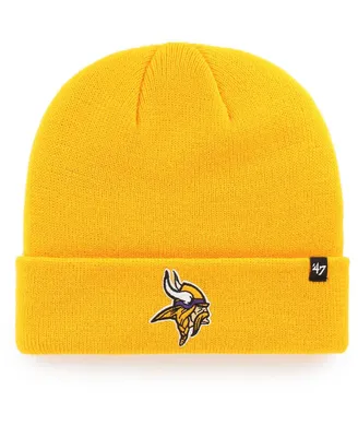 Men's '47 Brand Gold Minnesota Vikings Secondary Basic Cuffed Knit Hat