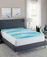 Closeout! ProSleep Cooling Gel Swirl 2" Memory Foam Mattress Topper