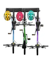 RaxGo Garage Bike Rack Wall Mount Bicycle Storage Hanger with 3 Hooks