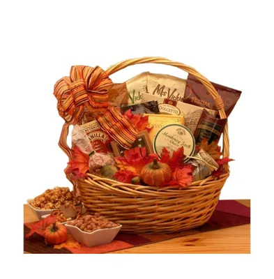 Gbds Shades of Fall Snack Gift Basket- Thanksgiving gift basket - Fall gift basket - 1 Basket