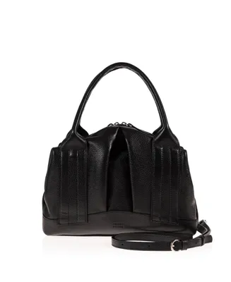 Women's Pebbled Leather Cast Away Too Bag ( Black)