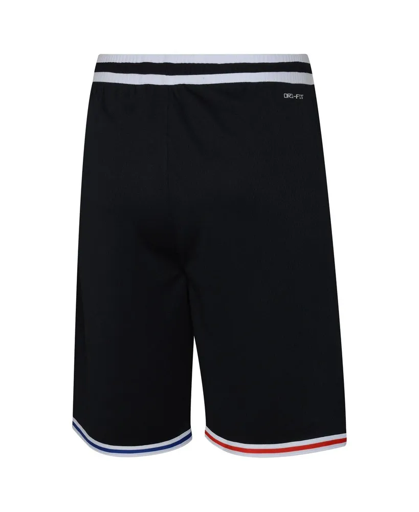 Big Boys Jordan Black La Clippers 2022/23 City Edition Swingman Shorts