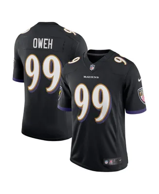 Men's Nike Odafe Oweh Baltimore Ravens Vapor Limited Jersey