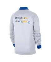 Men's Nike White, Royal Brooklyn Nets 2022/23 City Edition Showtime Thermaflex Full-Zip Jacket