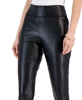 I.n.c. International Concepts Women's Faux-Leather Leggings, Created for Macy's