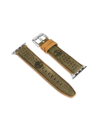 Timberland Unisex Daintree Dark Green Genuine Leather Universal Smart Watch Strap 20mm