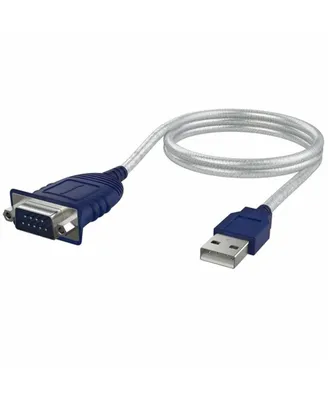 Sabrent Cb-DB9P Usb 2.0 To Serial DB9 Male 9 Pin RS232 Cable Adapter