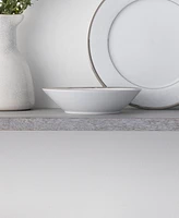 Noritake Regina Platinum Set of 4 Soup Bowls, Service For 4