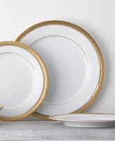 Noritake Crestwood Gold Set of 4 Dinner Plates, Service For 4