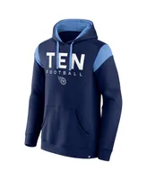 Men's Fanatics Navy Tennessee Titans Call The Shot Pullover Hoodie