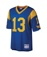 Men's Mitchell & Ness Kurt Warner Royal St. Louis Rams Legacy Replica Jersey